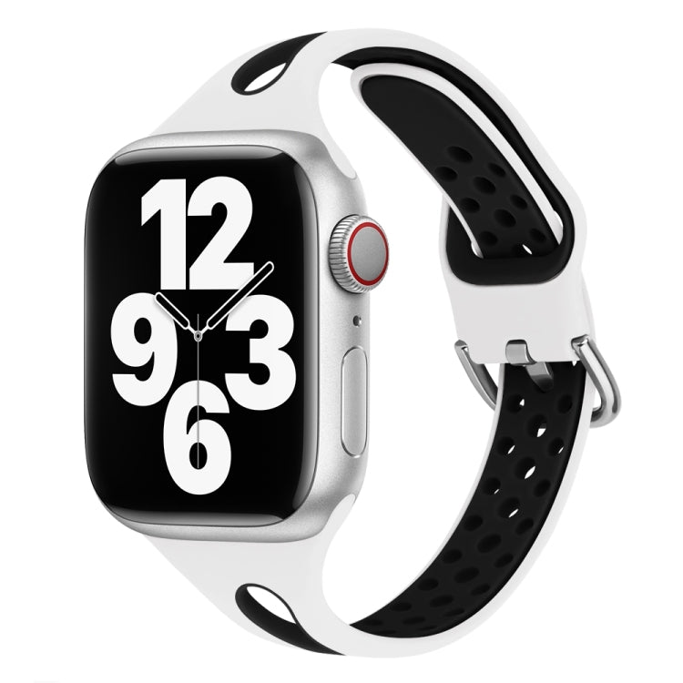Water Drop Silicone Watch Band For Apple Watch Series, 7 45mm / 6&SE&5&4 44mm / 3&2&1 42mm, 7 41mm / 6&SE&5&4 40mm / 3&2&1 38mm